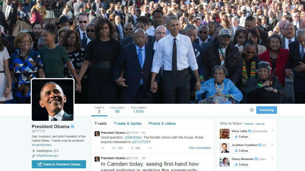 Barack Obama gets his own Twitter account, pokes fun at Bill Clinton instantly