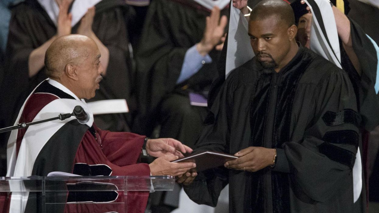 Here's what Kanye West had to say accepting an honorary doctorate