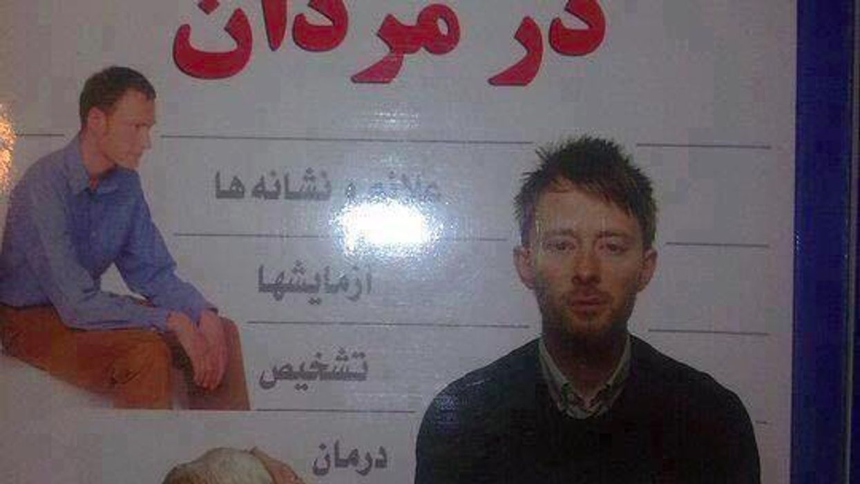 Thom Yorke is apparently helping men in Iran deal with sexual problems
