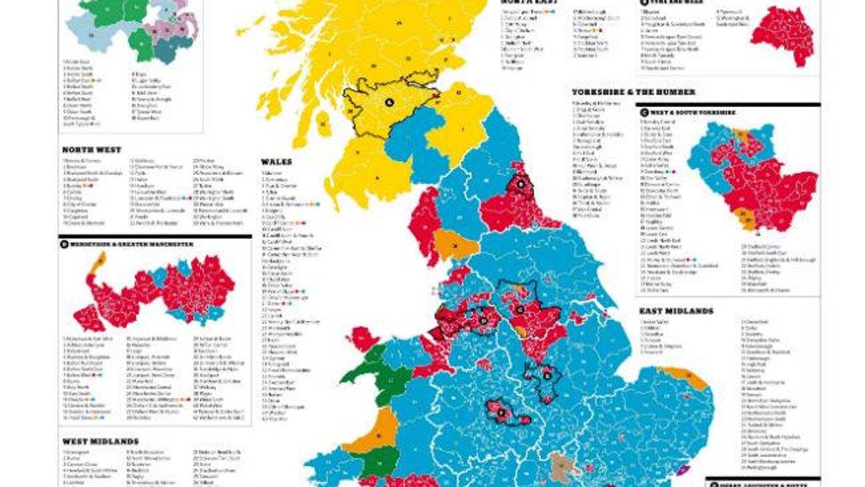 12 maps that help show the general election result in a different light
