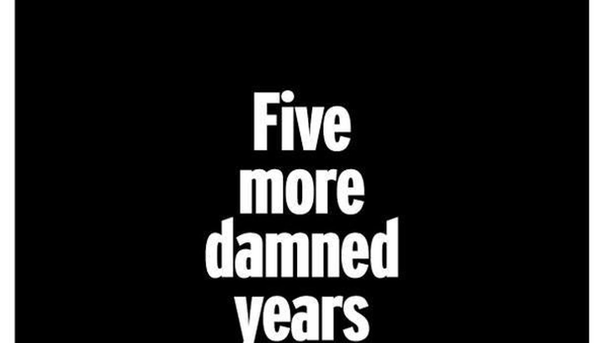 The election results front pages from the UK papers