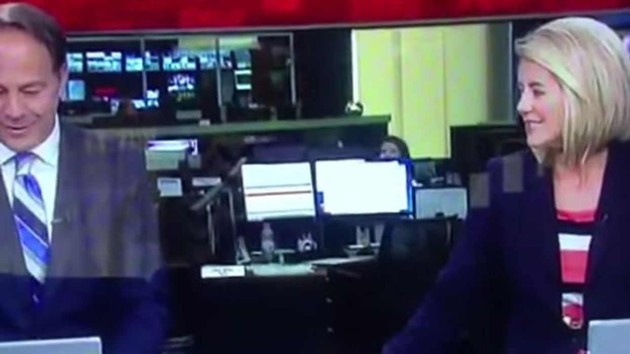 News anchor tries to say food truck, says something far ruder instead