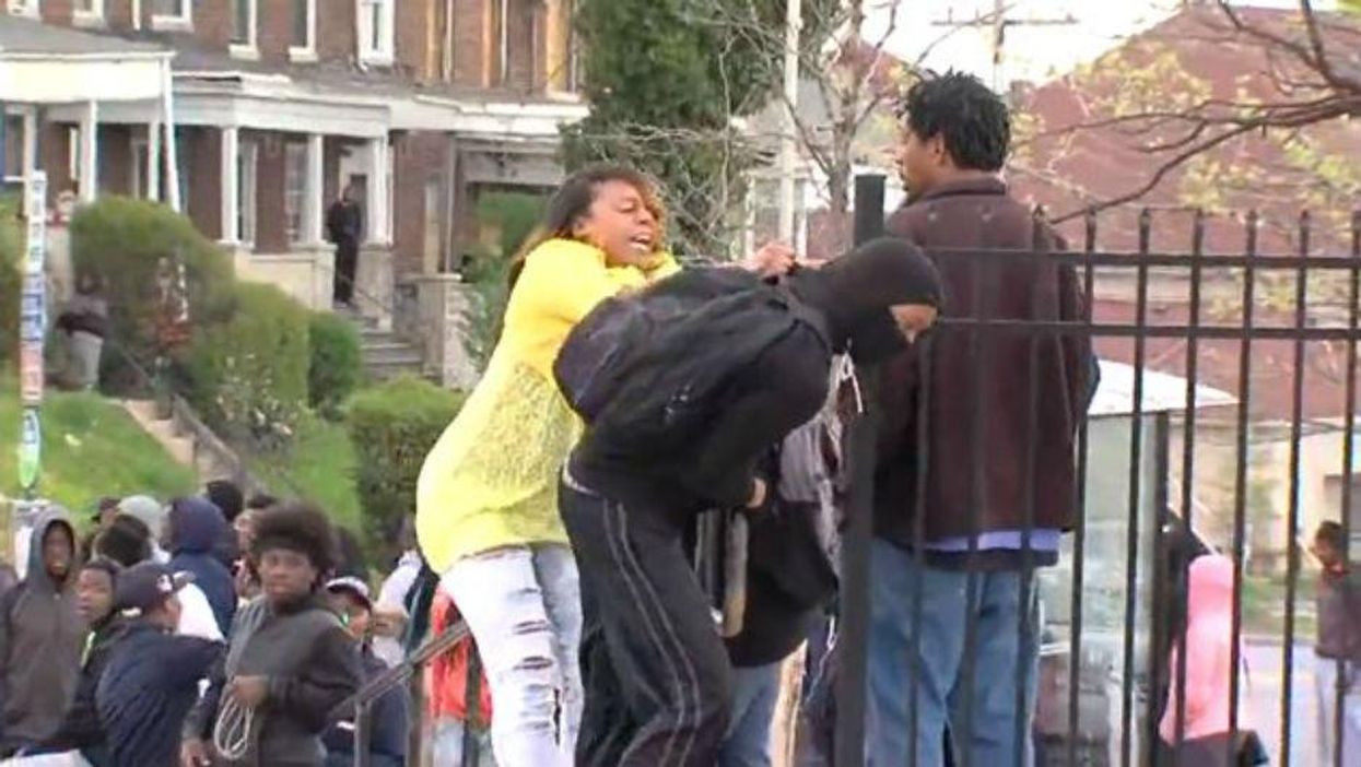 What the mother who dragged her son away from the Baltimore protests has to say