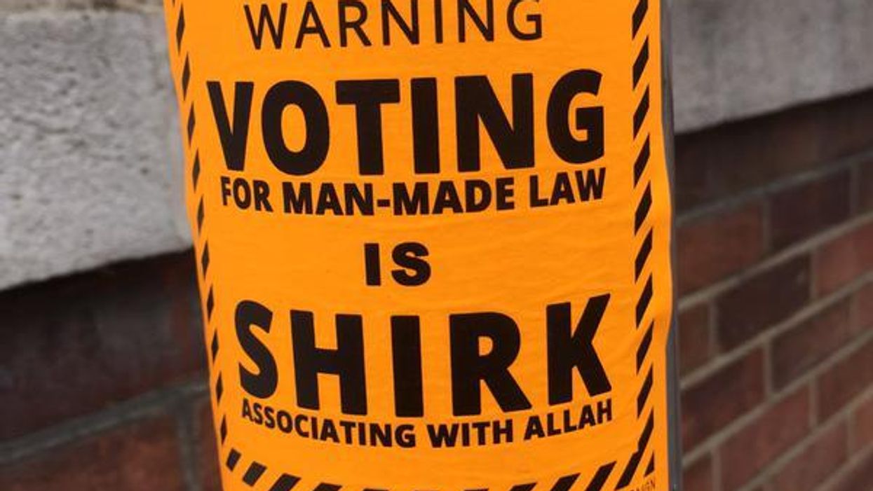 Extremists are telling Muslims not to vote, and Muslims are laughing at them