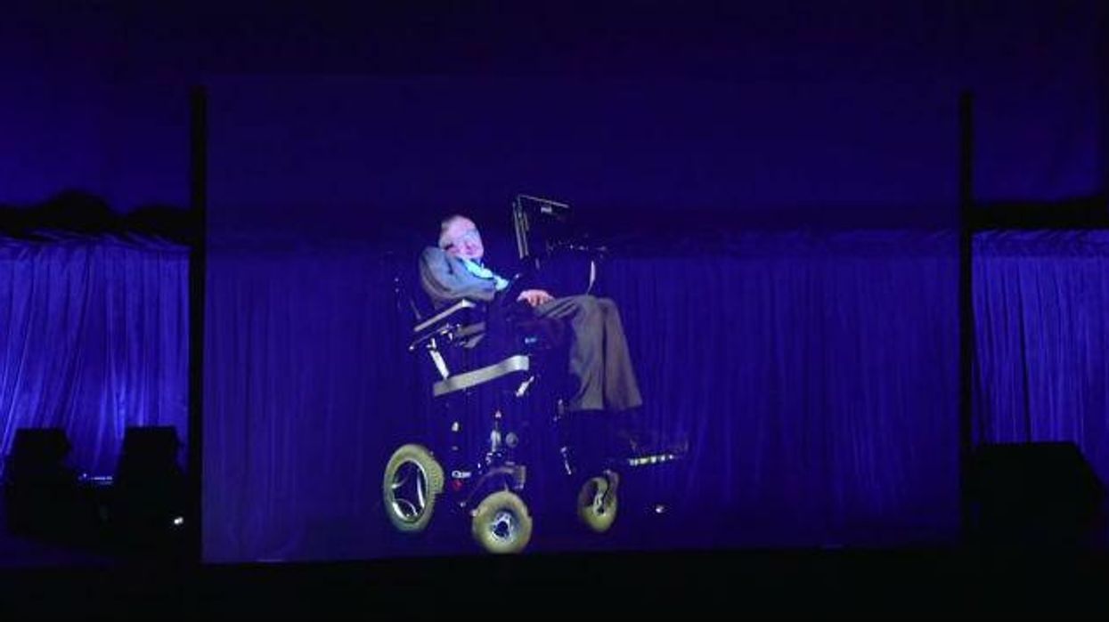 A hologram Stephen Hawking has an important message about the universe and Zayn Malik