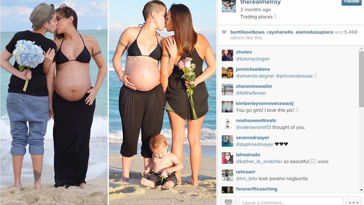 The story behind this viral picture of an American family