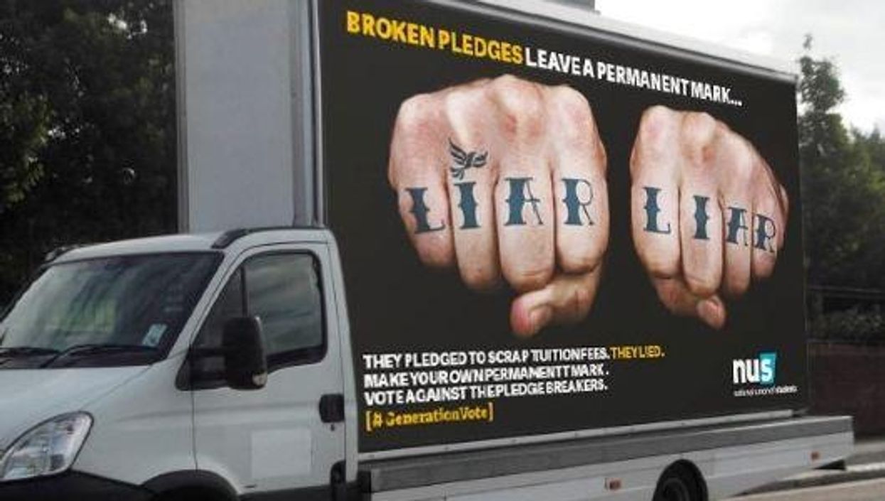 The billboard campaign that Nick Clegg really won't want to see