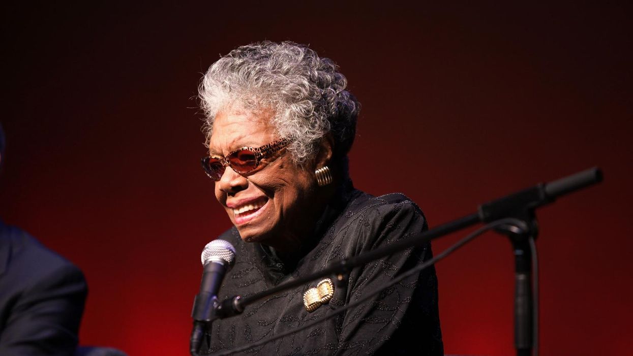 There's something wrong with this Maya Angelou stamp