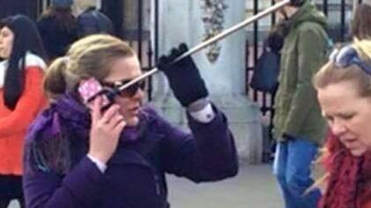 The end of the selfie stick in one glorious image