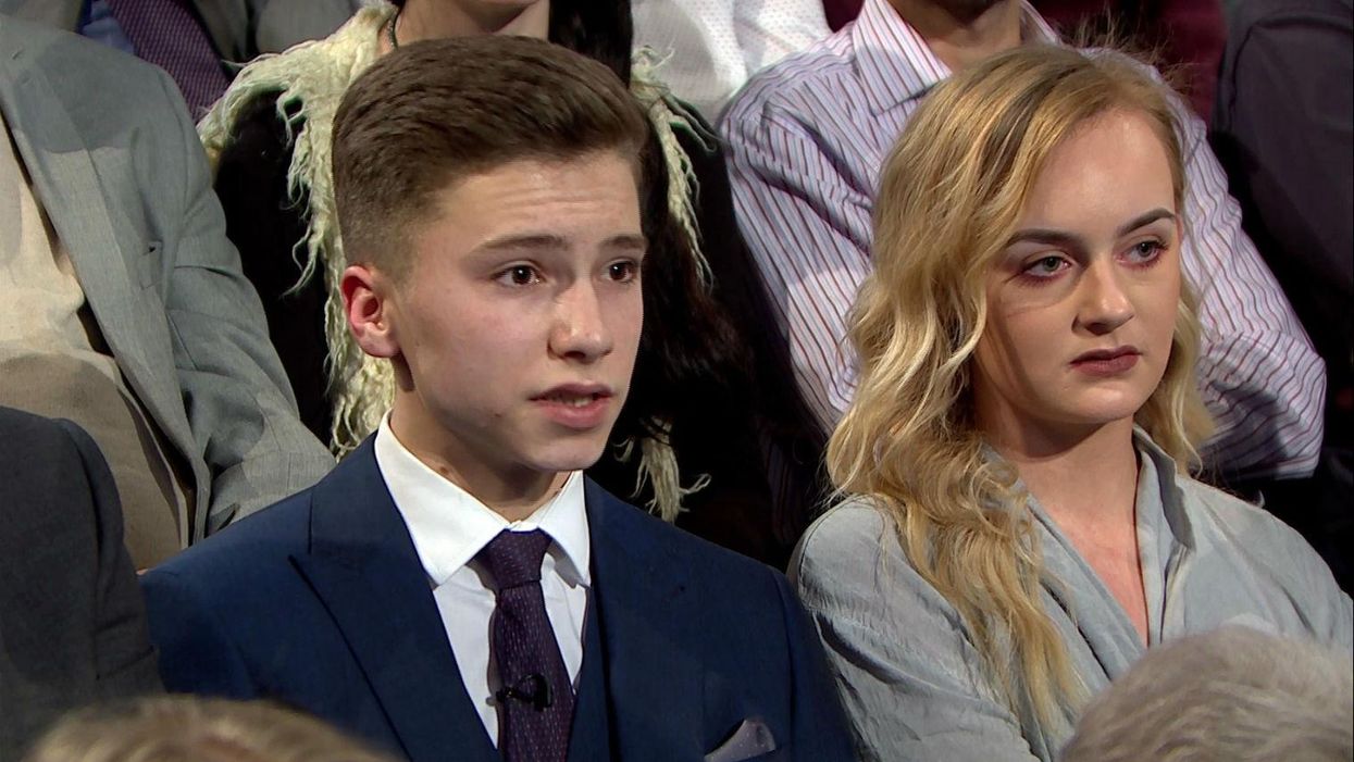 Meet the 17-year-old star of the leaders' debate, Jonny Tudor