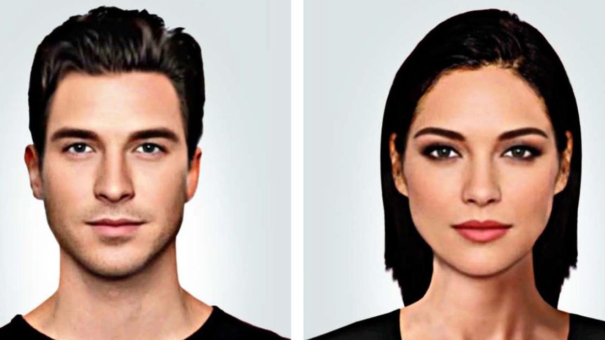 Are these the perfect faces?