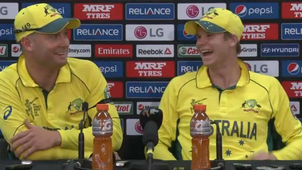 Journalist accidentally asks Australia captain Michael Clarke about his 'tremendous' sex life