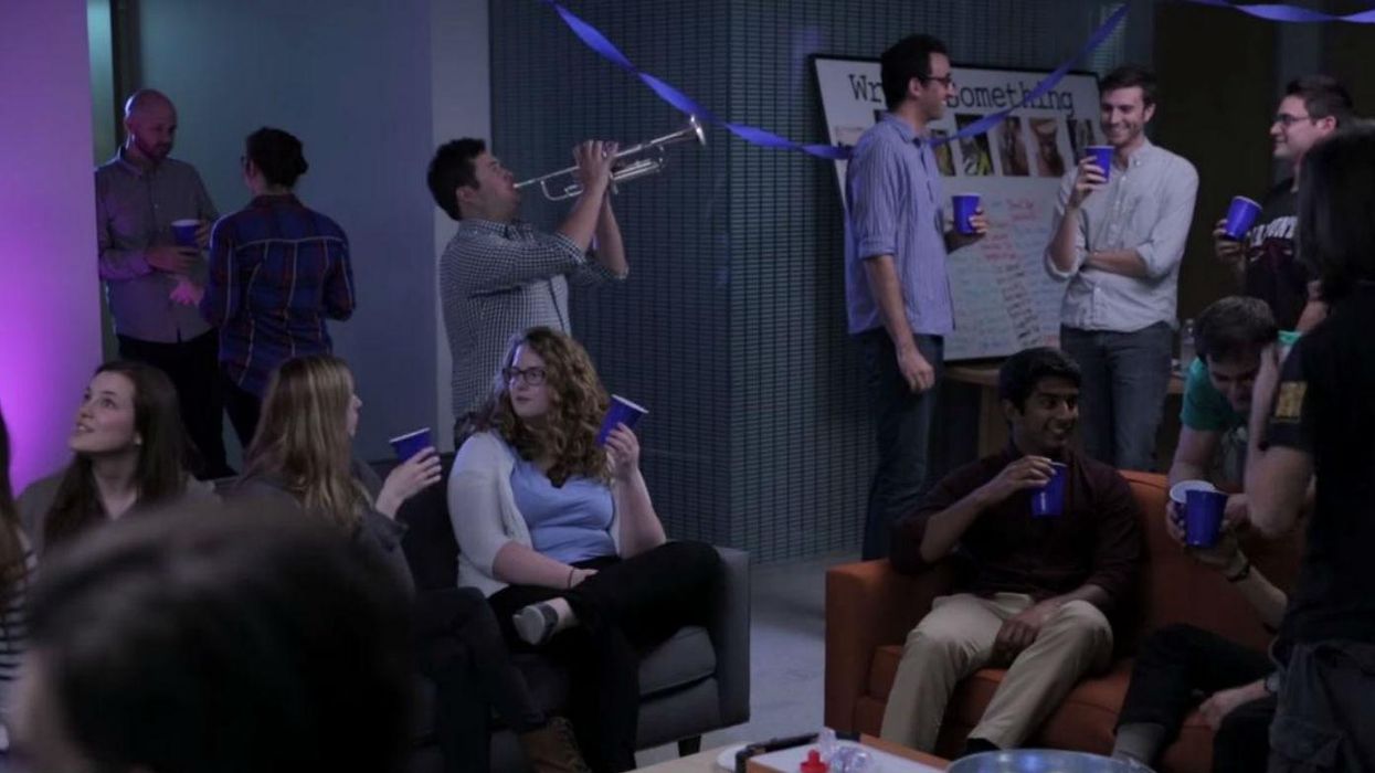 This is how ridiculous it would be if people left parties the way they leave Facebook