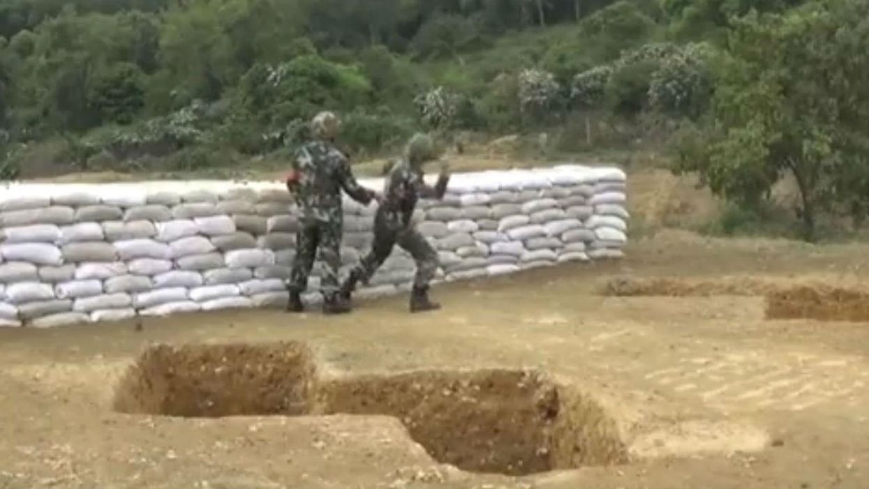 Chinese soldiers just can't stop dropping live grenades