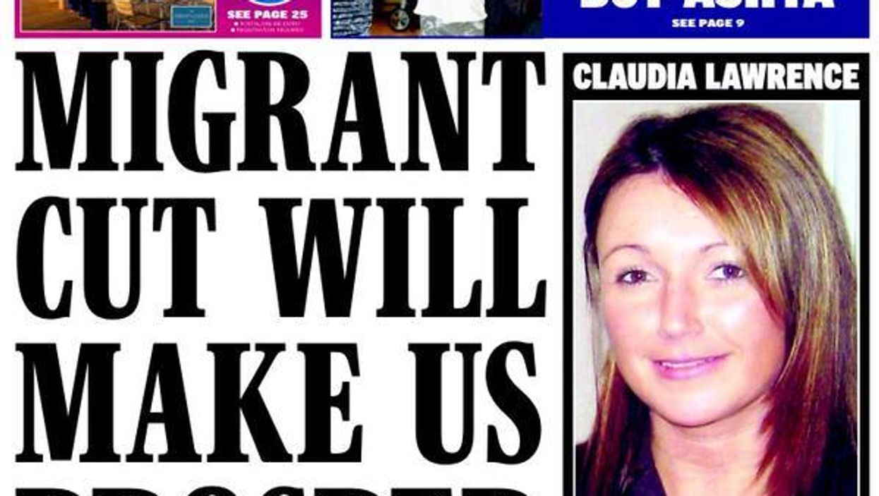 The most sensible Daily Express front page we've seen in a long while