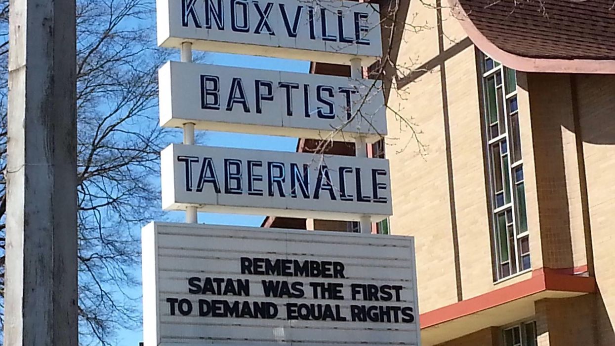 Church erects controversial sign, manages to 'offend everybody'