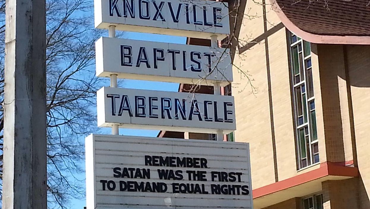 Church erects controversial sign, manages to 'offend everybody'