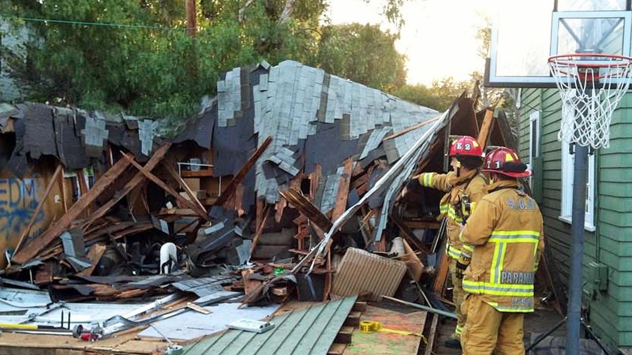 Video captures the moment a college roof party goes wrong