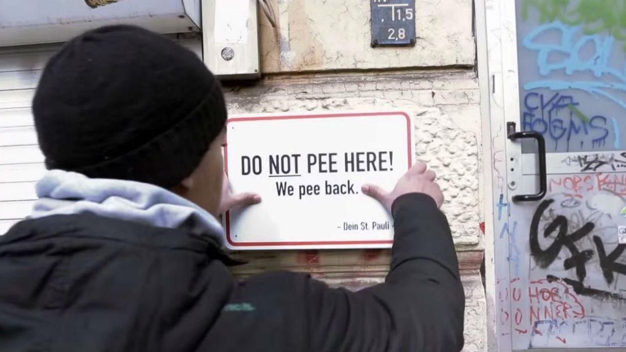 City fights back against public urination with pee-proof paint