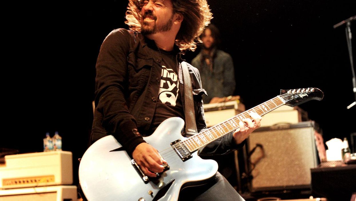 Dave Grohl is awesome, and here's the video footage to prove it