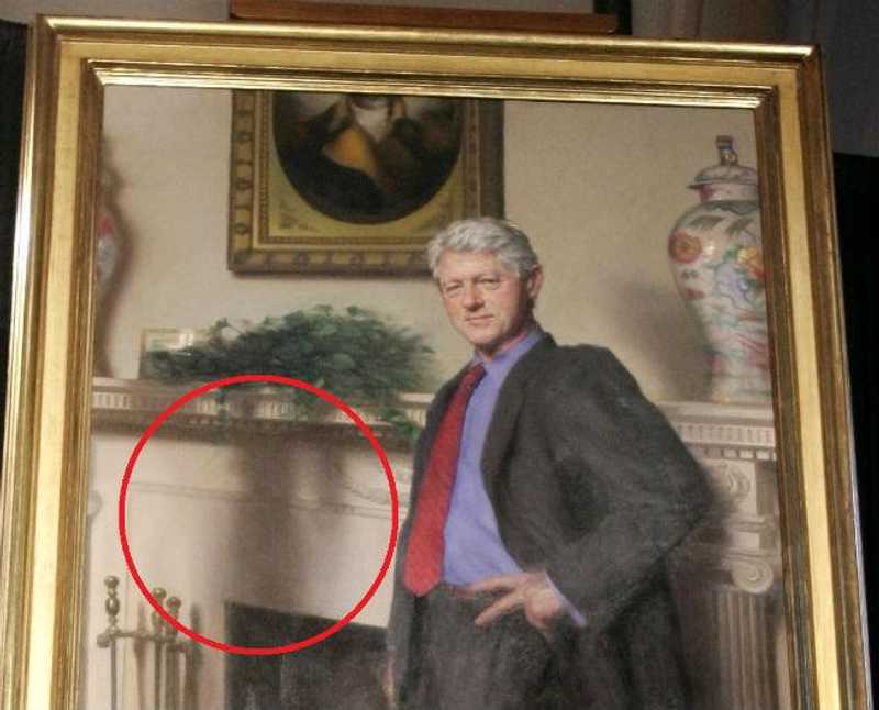 What no one noticed about this portrait of Bill Clinton | indy100 | indy100