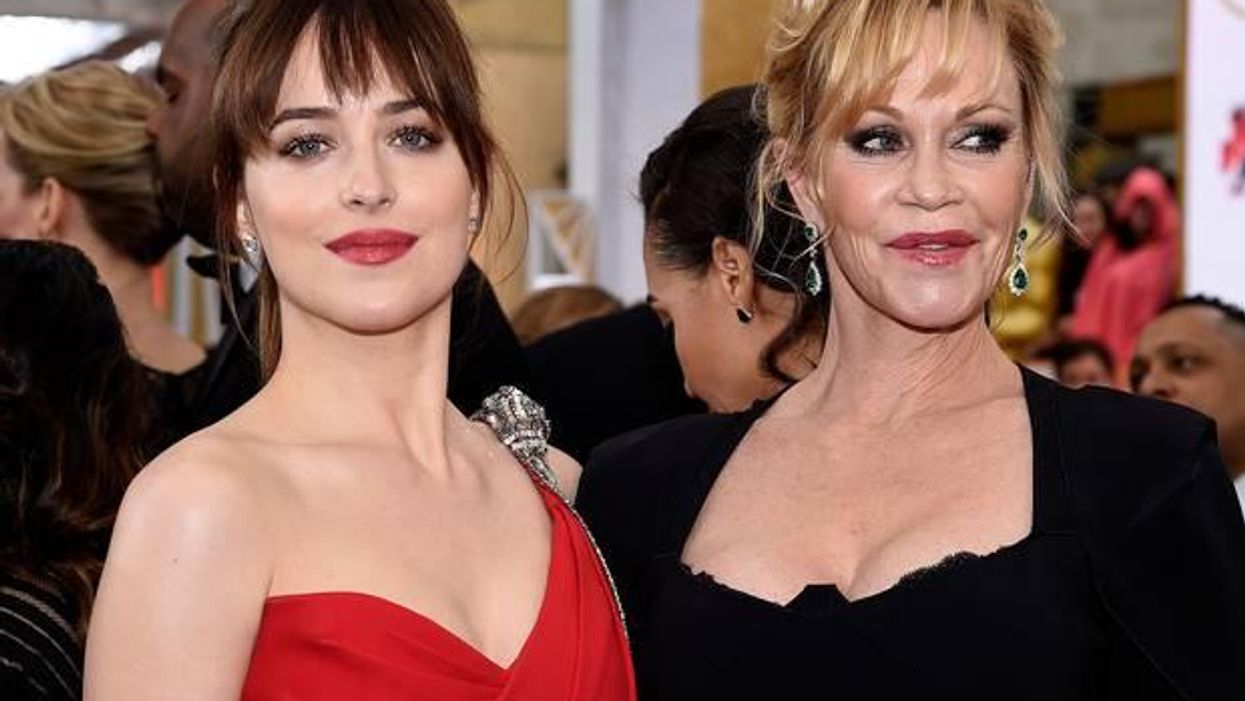 Dakota Johnson begs her mother to see Fifty Shades of Grey