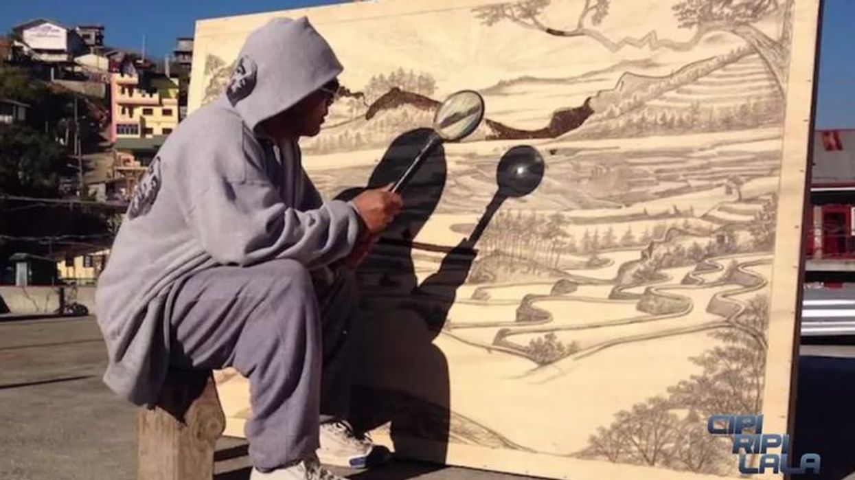 This man harnesses the power of the sun to make incredible art