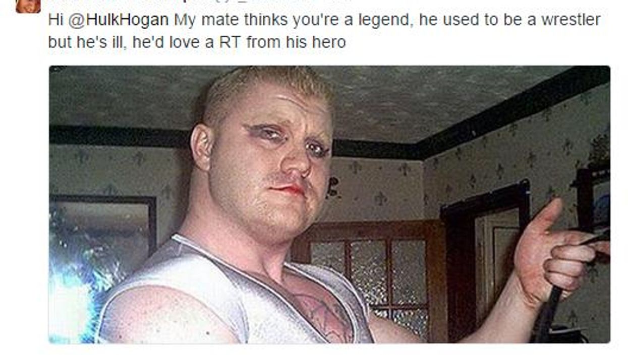 It seems Hulk Hogan has not learnt his lesson about Raoul Moat