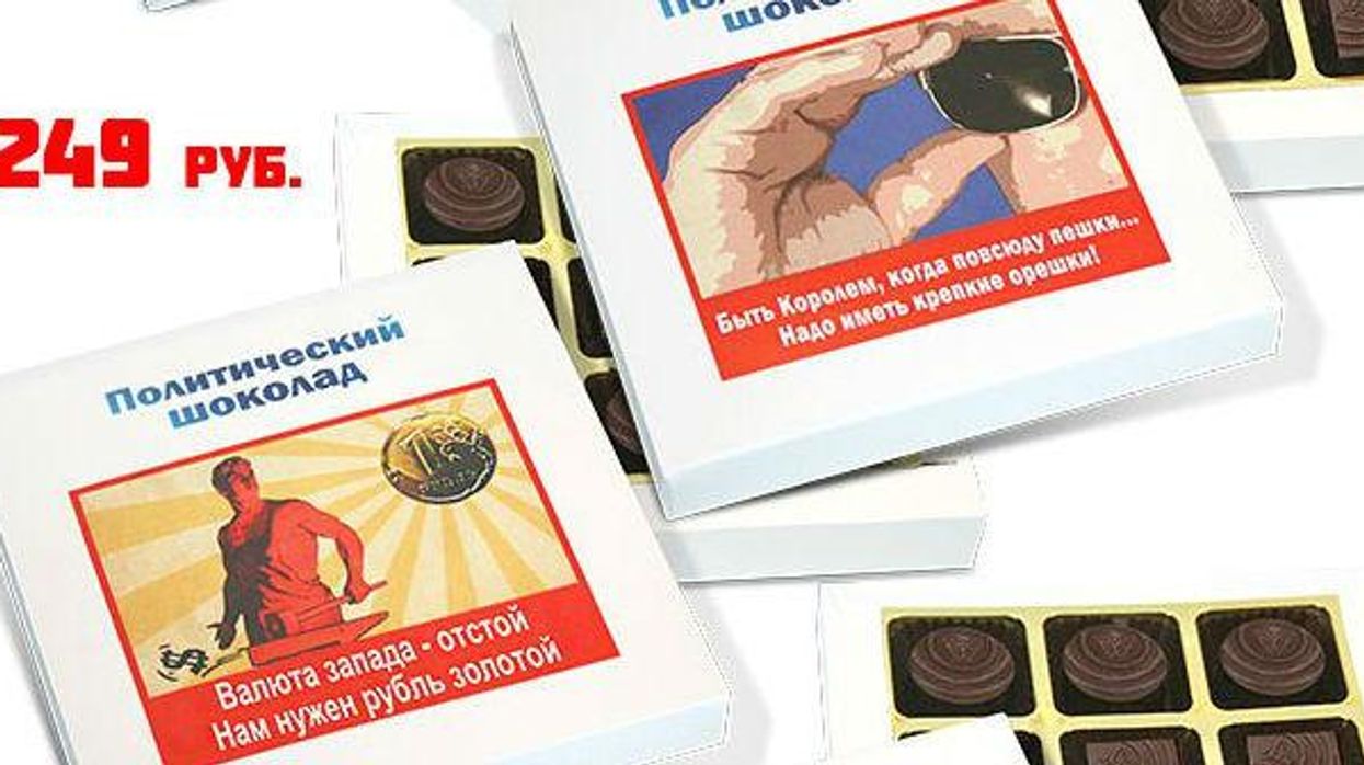 Russia is trolling the West with these political chocolate biscuits
