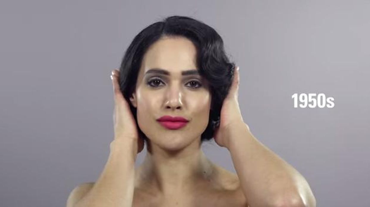 100 years of female beauty in one video, with one twist