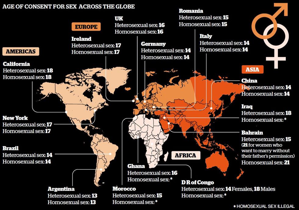 This is the age of consent around the world indy100 indy100