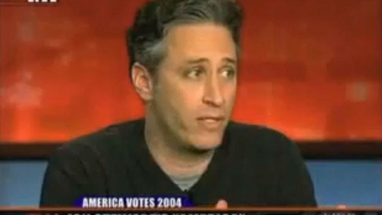 Quite possibly Jon Stewart's finest moment