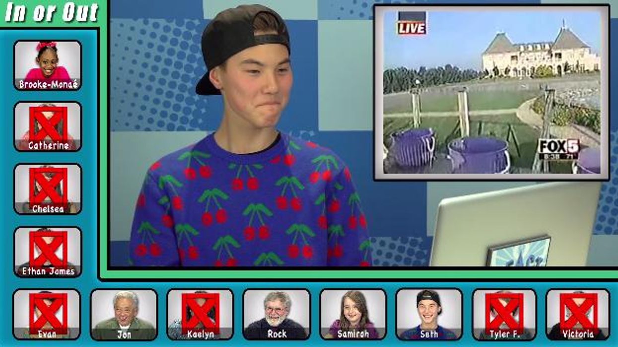 It's almost impossible not to laugh at people trying not to laugh