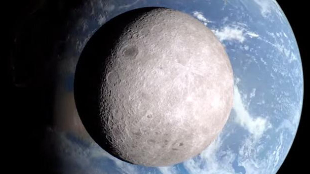 What the other side of the moon looks like