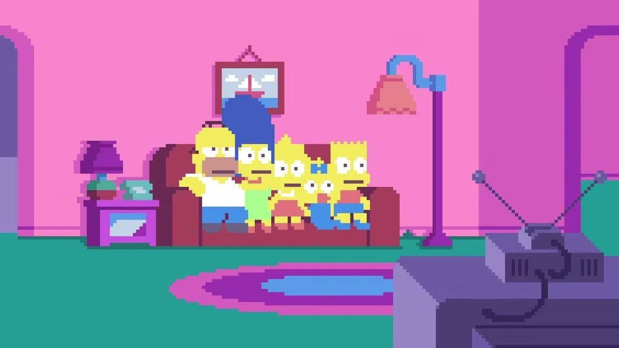 The Simpsons in pixel form is better than the real thing