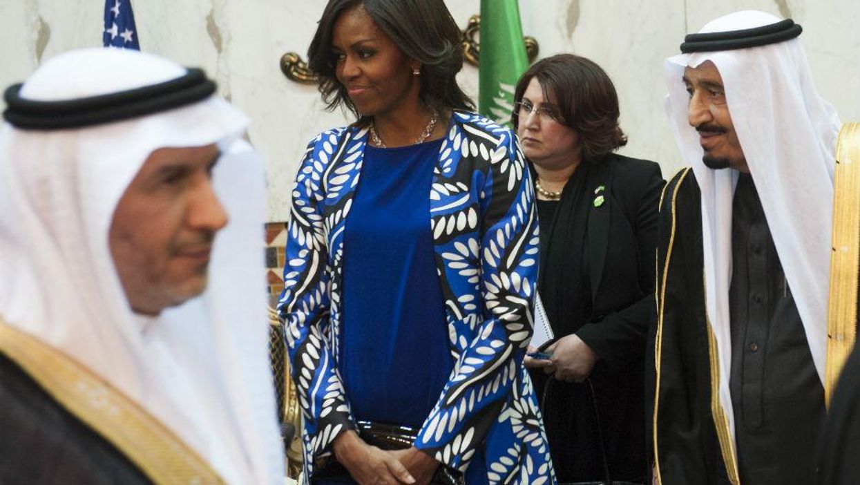 No, Michelle Obama didn't spark a backlash in Saudi Arabia