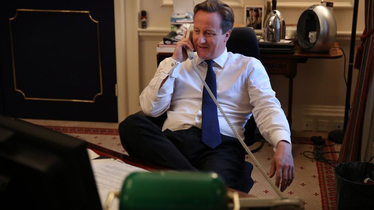 The man who prank called Cameron must have a hell of a hangover