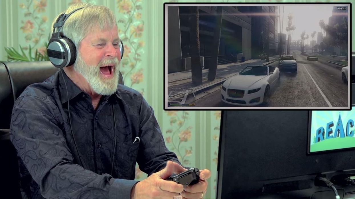 Old people play Grand Theft Auto, realise how fun it is