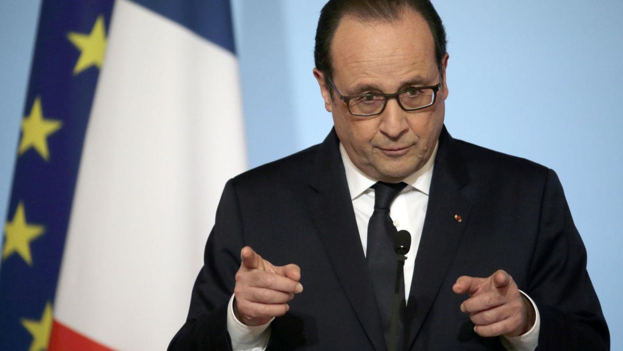 Francois Hollande's approval rating after Charlie Hebdo