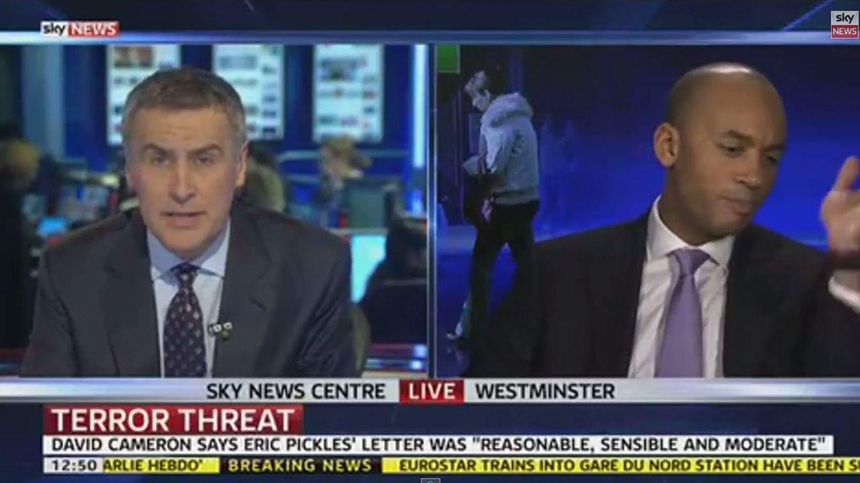 Chuka Umunna storms off Sky News, calls Dermot Murnaghan 'ridiculous'