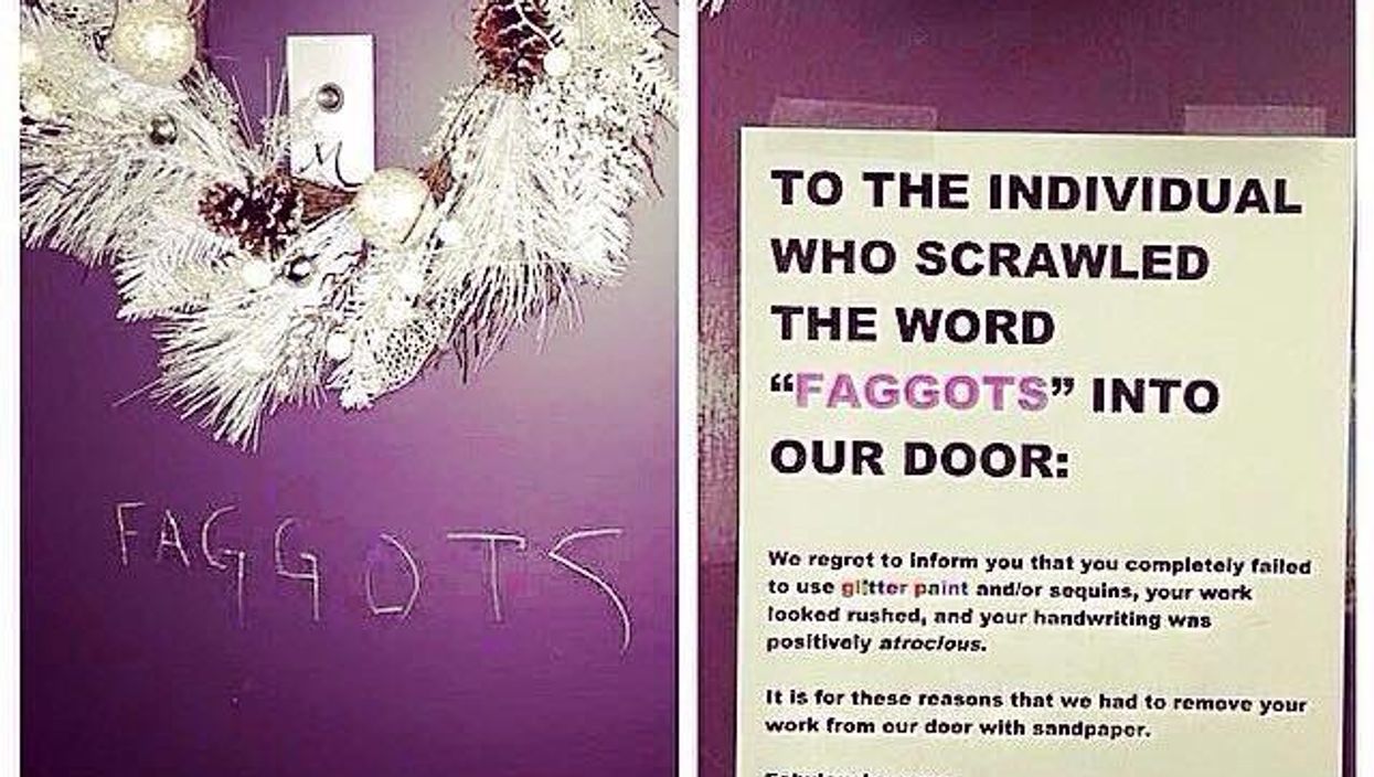 The most fabulous way to respond to homophobic abuse