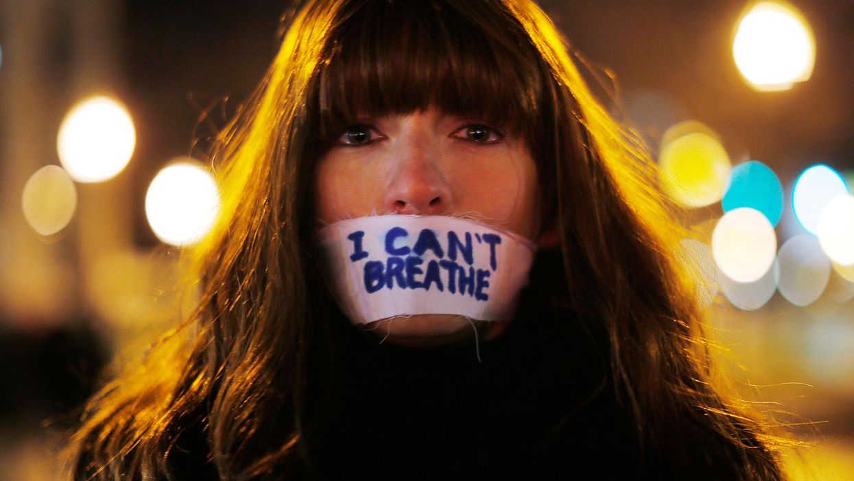 Woman files trademark claim for 'I can't breathe', says it's not for the money