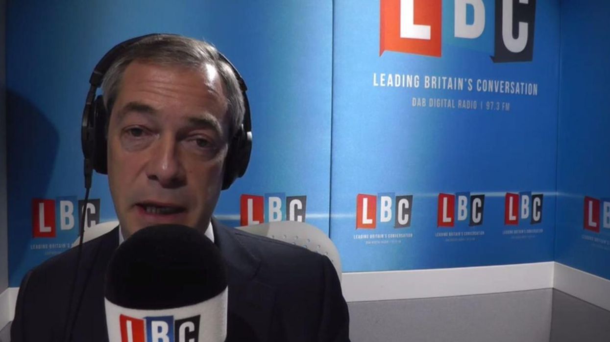 Nigel Farage actually defends the use of racial slur