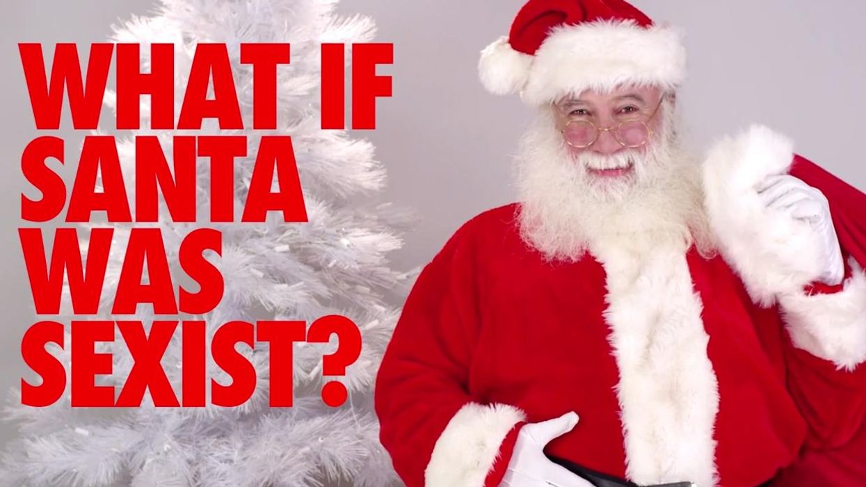 Sweary little girls are back to fight sexism with a Santa themed video