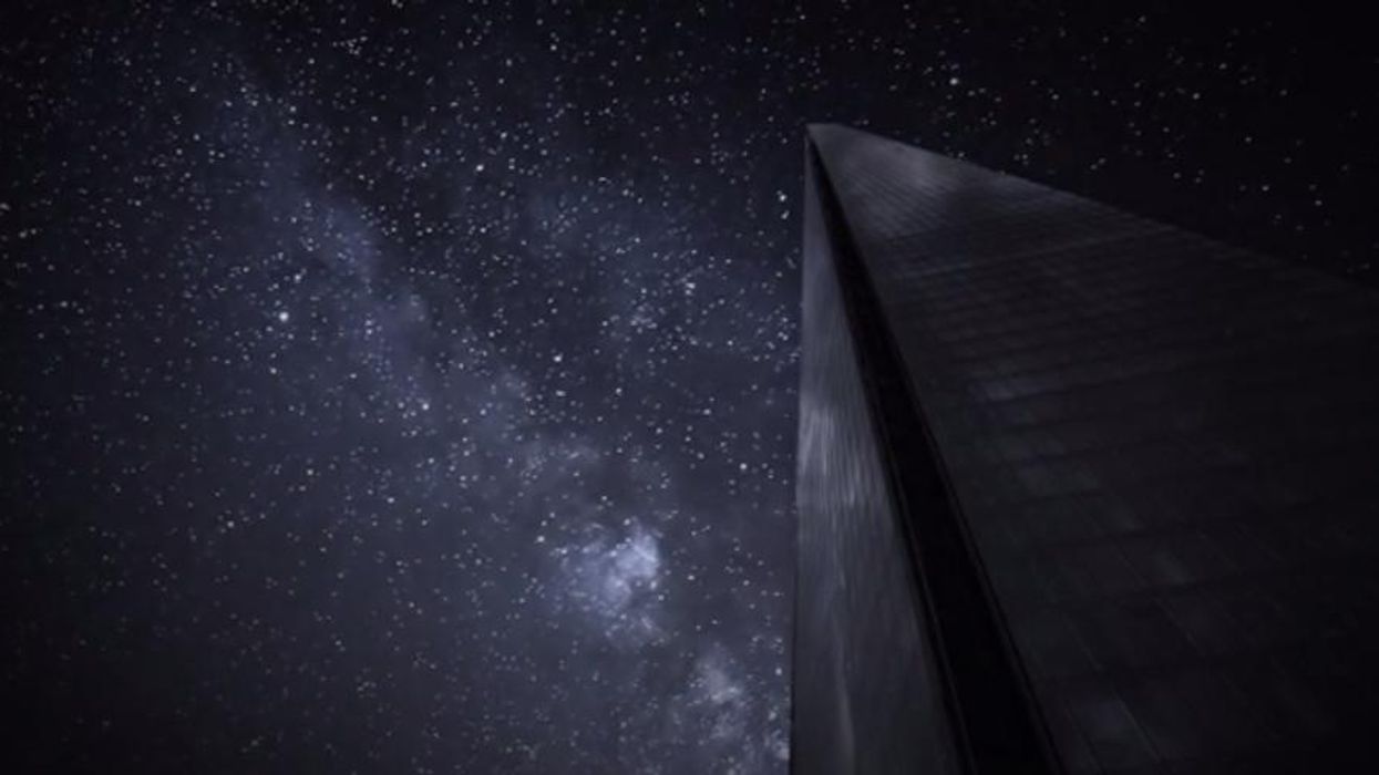 This is what a city would look like without lights