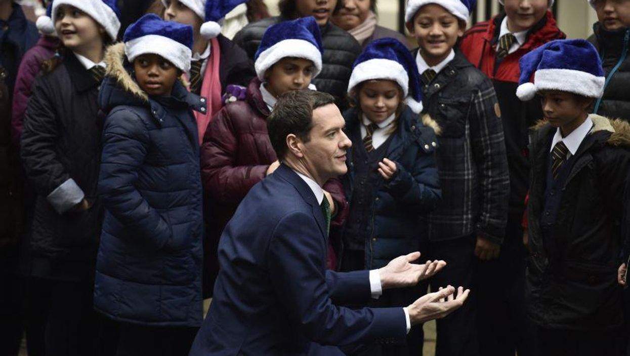 George Osborne really, really likes Christmas carols