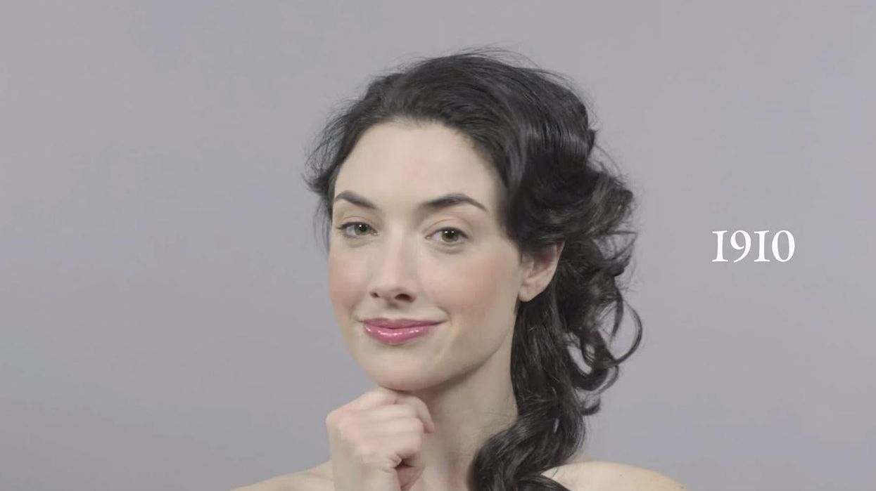 Watch 100 years of female beauty trends in one minute