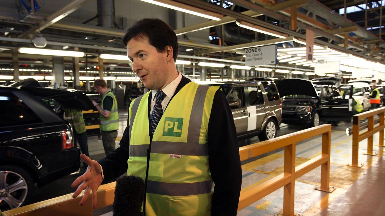 Pictures of George Osborne in hi-vis jackets: a history