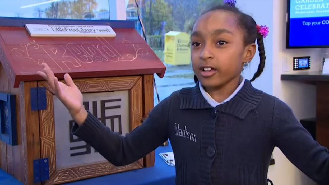 This little girl should be a global advocate for child literacy