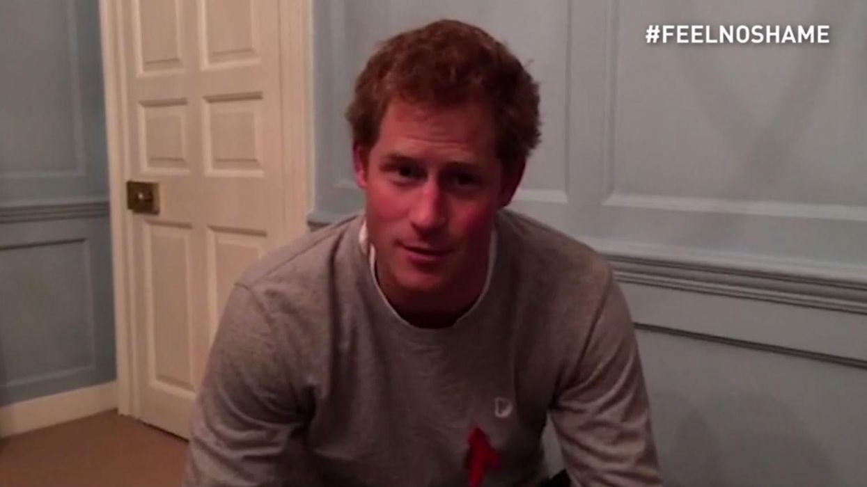 Prince Harry has revealed his secret for World Aids Day